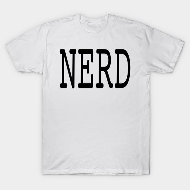 nerd I T-Shirt by elywick